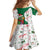 Dominica Christmas Family Matching Off Shoulder Maxi Dress and Hawaiian Shirt with Parrot Gift Box and Festive Pattern Design - Wonder Print Shop