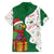 Dominica Christmas Family Matching Off Shoulder Maxi Dress and Hawaiian Shirt with Parrot Gift Box and Festive Pattern Design - Wonder Print Shop