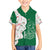 Dominica Christmas Family Matching Puletasi and Hawaiian Shirt with Parrot Gift Box and Festive Pattern Design - Wonder Print Shop