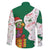 Dominica Christmas Family Matching Short Sleeve Bodycon Dress and Hawaiian Shirt with Parrot Gift Box and Festive Pattern Design - Wonder Print Shop
