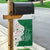 Dominica Christmas Garden Flag with Parrot Gift Box and Festive Pattern Design - Wonder Print Shop
