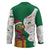Dominica Christmas Hockey Jersey with Parrot Gift Box and Festive Pattern Design - Wonder Print Shop