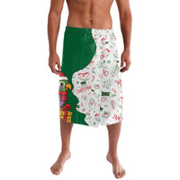 Dominica Christmas Lavalava with Parrot Gift Box and Festive Pattern Design - Wonder Print Shop