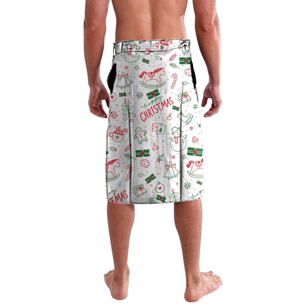 Dominica Christmas Lavalava with Parrot Gift Box and Festive Pattern Design - Wonder Print Shop