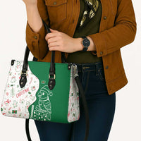 Dominica Christmas Leather Bag with Parrot Gift Box and Festive Pattern Design - Wonder Print Shop