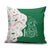Dominica Christmas Pillow Cover with Parrot Gift Box and Festive Pattern Design - Wonder Print Shop
