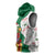 Dominica Christmas Sleeveless Hoodie with Parrot Gift Box and Festive Pattern Design - Wonder Print Shop
