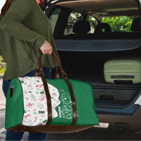 Dominica Christmas Travel Bag with Parrot Gift Box and Festive Pattern Design - Wonder Print Shop