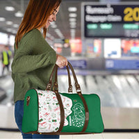 Dominica Christmas Travel Bag with Parrot Gift Box and Festive Pattern Design - Wonder Print Shop