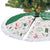 Dominica Christmas Tree Skirt with Parrot Gift Box and Festive Pattern Design - Wonder Print Shop