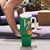 Dominica Christmas Tumbler With Handle with Parrot Gift Box and Festive Pattern Design - Wonder Print Shop