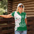 Dominica Christmas Women Polo Shirt with Parrot Gift Box and Festive Pattern Design - Wonder Print Shop