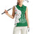 Dominica Christmas Women Sleeveless Polo Shirt with Parrot Gift Box and Festive Pattern Design - Wonder Print Shop