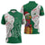 Dominica Christmas Zipper Polo Shirt with Parrot Gift Box and Festive Pattern Design - Wonder Print Shop