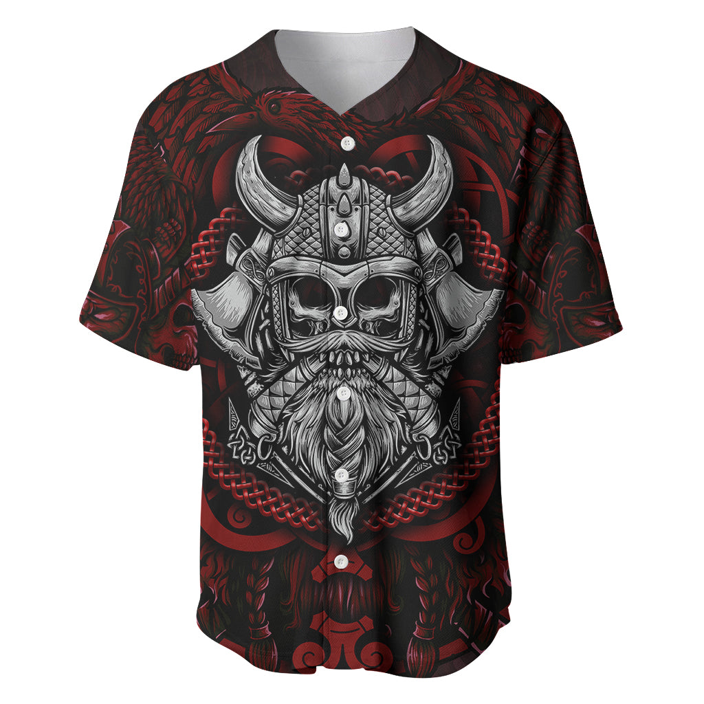 Blood Of Viking Warrior Baseball Jersey - Wonder Print Shop