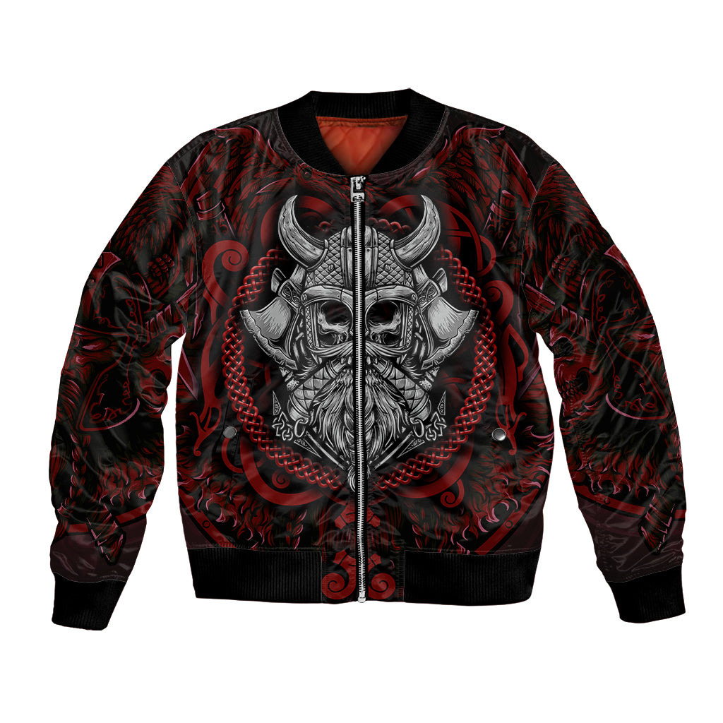 Blood Of Viking Warrior Bomber Jacket - Wonder Print Shop