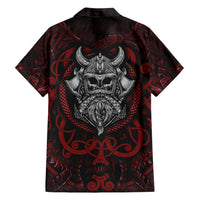 Blood Of Viking Warrior Family Matching Short Sleeve Bodycon Dress and Hawaiian Shirt - Wonder Print Shop