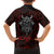 Blood Of Viking Warrior Family Matching Summer Maxi Dress and Hawaiian Shirt - Wonder Print Shop
