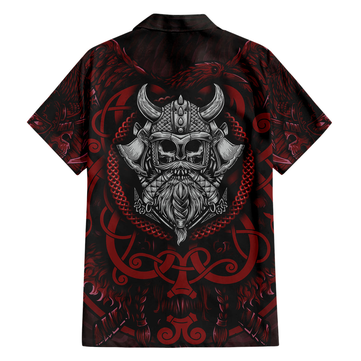 Blood Of Viking Warrior Hawaiian Shirt - Wonder Print Shop