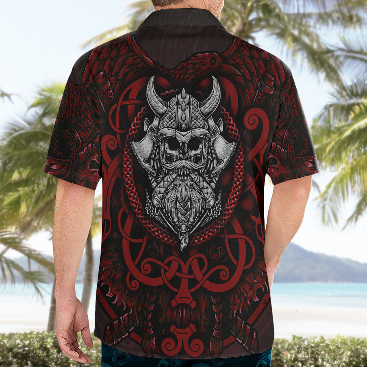 Blood Of Viking Warrior Hawaiian Shirt - Wonder Print Shop
