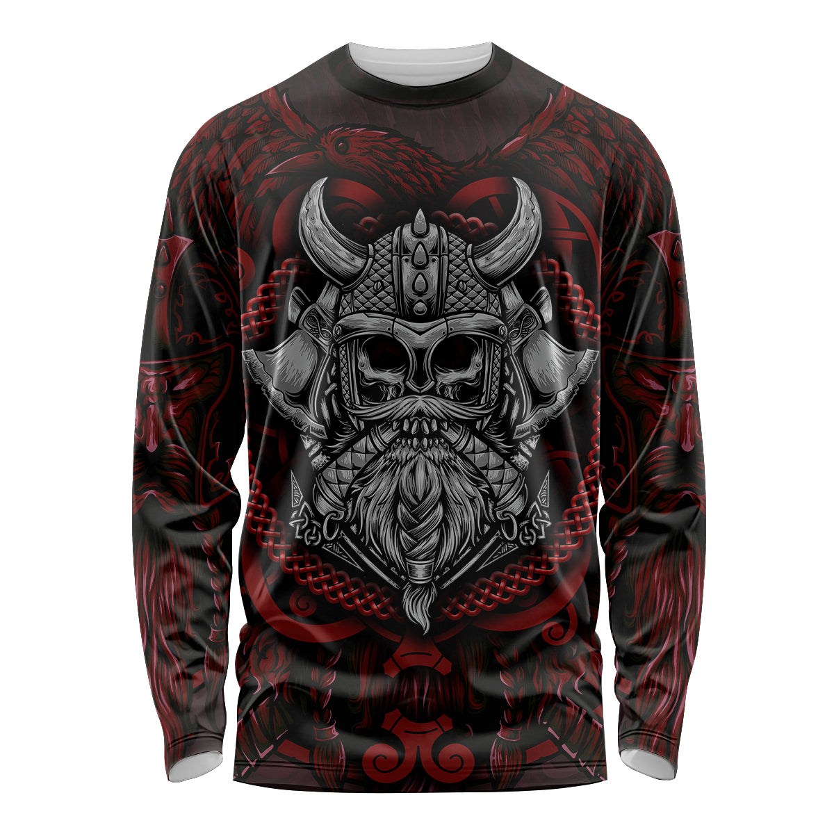Blood Of Viking Warrior Long Sleeve Shirt - Wonder Print Shop