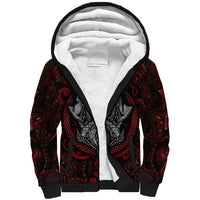 Blood Of Viking Warrior Sherpa Hoodie - Wonder Print Shop