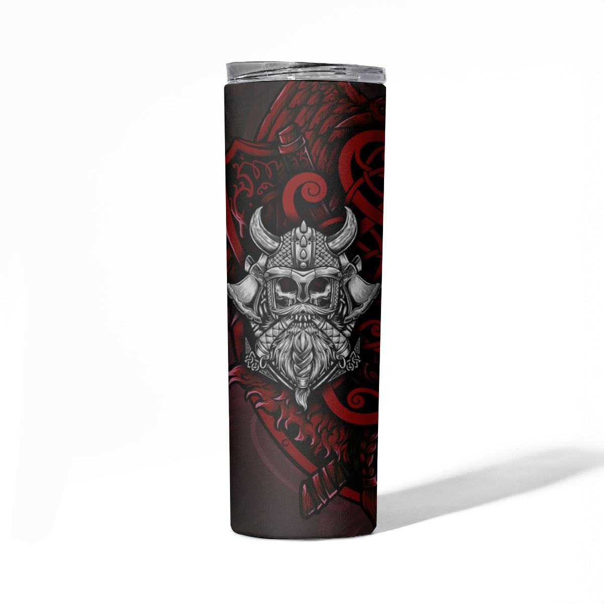 Blood Of Viking Warrior Skinny Tumbler - Wonder Print Shop