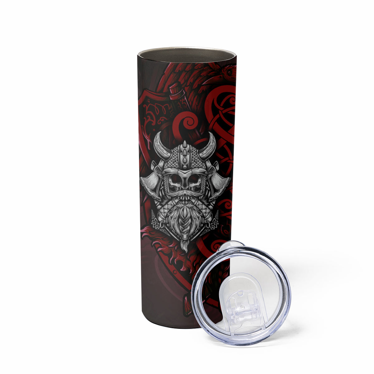 Blood Of Viking Warrior Skinny Tumbler - Wonder Print Shop
