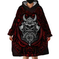 Blood Of Viking Warrior Wearable Blanket Hoodie - Wonder Print Shop