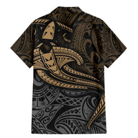 Polynesian Family Matching Mermaid Dress and Hawaiian Shirt Hammerhead Shark Tribal Pattern - Wonder Print Shop