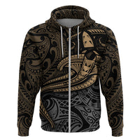 Polynesian Hoodie Hammerhead Shark Tribal Pattern - Wonder Print Shop