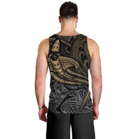 Polynesian Men Tank Top Hammerhead Shark Tribal Pattern - Wonder Print Shop