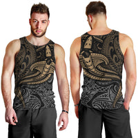 Polynesian Men Tank Top Hammerhead Shark Tribal Pattern - Wonder Print Shop
