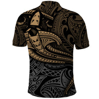 Polynesian Polo Shirt Hammerhead Shark Tribal Pattern - Wonder Print Shop