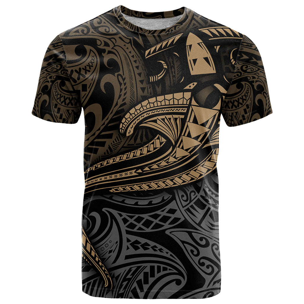 Polynesian T Shirt Hammerhead Shark Tribal Pattern - Wonder Print Shop