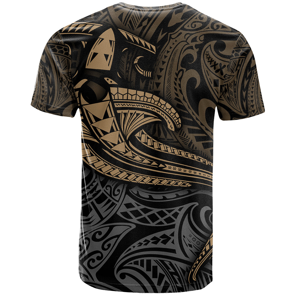 Polynesian T Shirt Hammerhead Shark Tribal Pattern - Wonder Print Shop