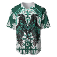 Winged Wisdom Of Viking Baseball Jersey Hugin, Munin, and the Vegvisir - Wonder Print Shop
