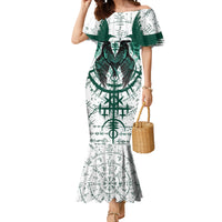 Winged Wisdom Of Viking Mermaid Dress Hugin, Munin, and the Vegvisir - Wonder Print Shop