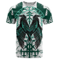 Winged Wisdom Of Viking T Shirt Hugin, Munin, and the Vegvisir - Wonder Print Shop