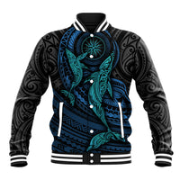 Polynesian Whale Baseball Jacket - Wonder Print Shop