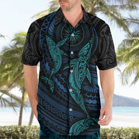 Polynesian Whale Hawaiian Shirt - Wonder Print Shop