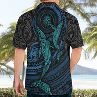 Polynesian Whale Hawaiian Shirt - Wonder Print Shop