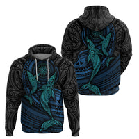 Polynesian Whale Hoodie - Wonder Print Shop