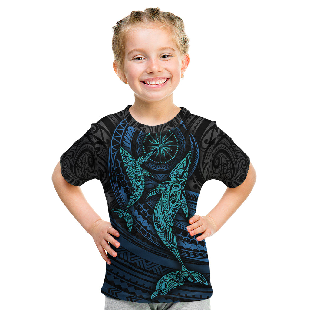 Polynesian Whale Kid T Shirt - Wonder Print Shop