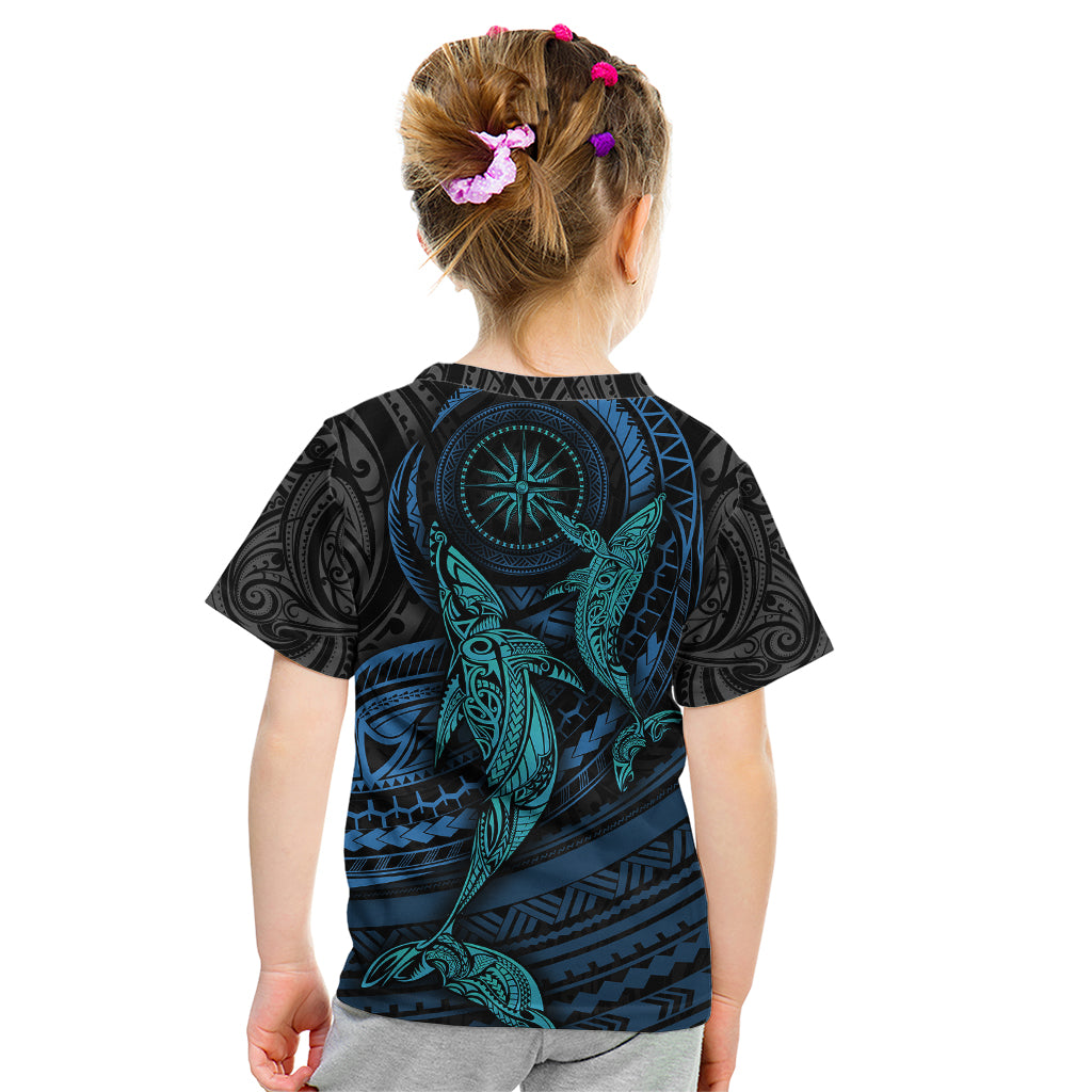 Polynesian Whale Kid T Shirt - Wonder Print Shop