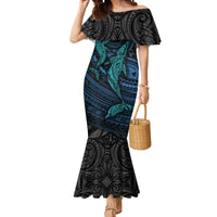 Polynesian Whale Mermaid Dress - Wonder Print Shop