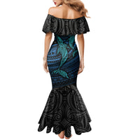 Polynesian Whale Mermaid Dress - Wonder Print Shop