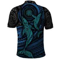 Polynesian Whale Polo Shirt - Wonder Print Shop