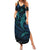 Polynesian Whale Summer Maxi Dress - Wonder Print Shop