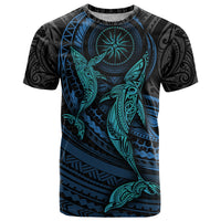 Polynesian Whale T Shirt - Wonder Print Shop